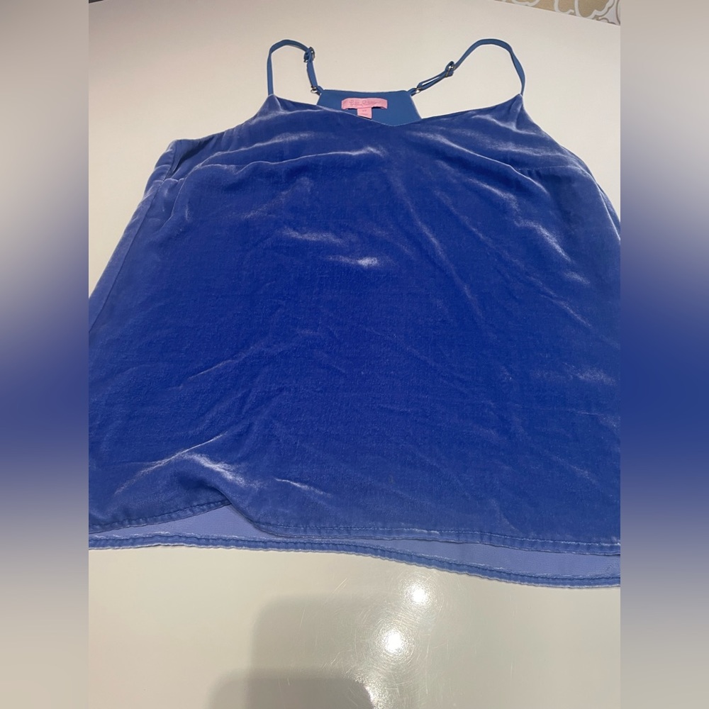 NWT Lilly Pulitzer Dusk Velvet Royal Purple Top